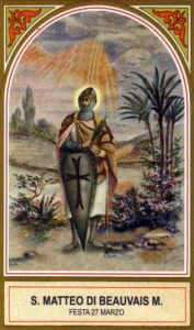 Saint Matthew of Beauvais, Martyr